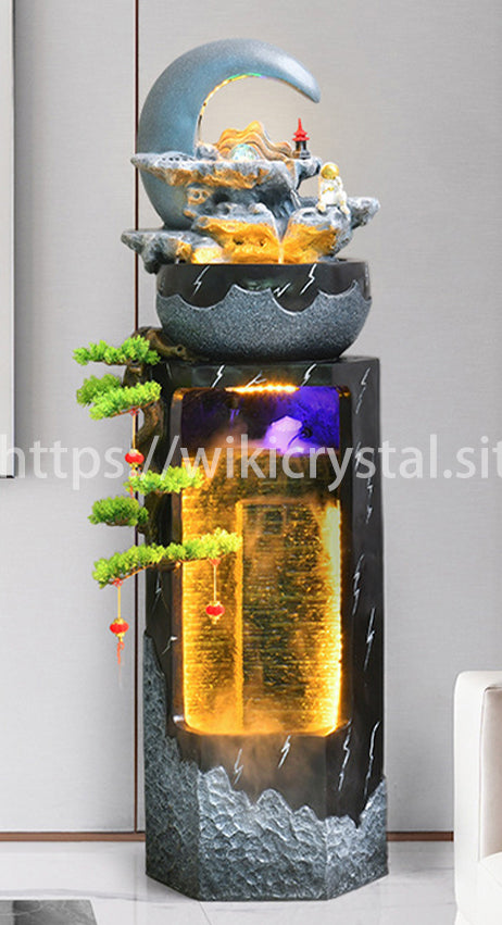 Zwn Garden Water Flowing Fountain