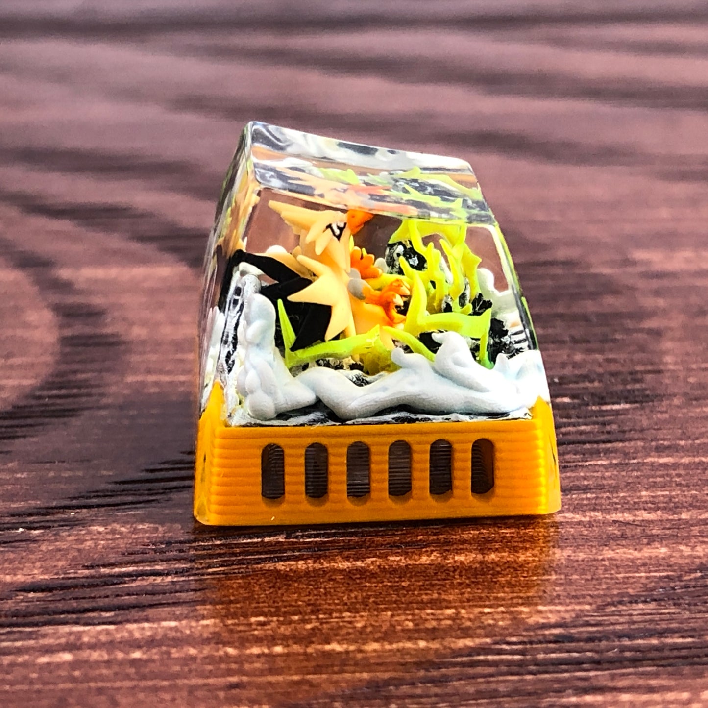 Zapdos Custom 1U Keycaps Pokemon Keycap Cute FILCO Keycap Zapdos Keycap Artisan Keycap Anime Cherry MX Keycaps