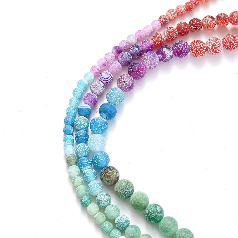 Chakra Agates Beads For Jewelry Making