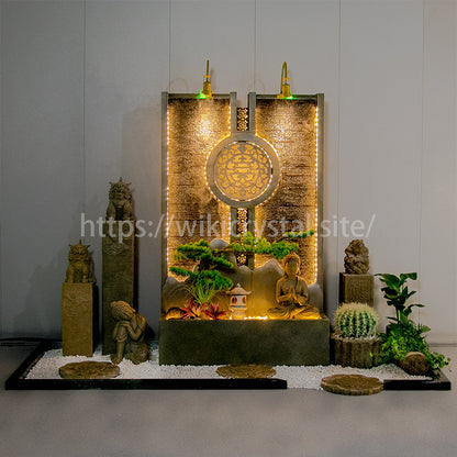 Zen Garden Water Flowing Fountain