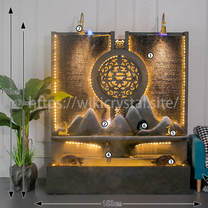 Zen Garden Water Flowing Fountain