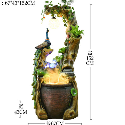 Zwn Garden Water Flowing Fountain