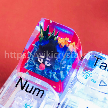Shellder Custom 1U Pokemon Resin Keycap Liquidate Artisan Anime Cherry MX Keycaps
