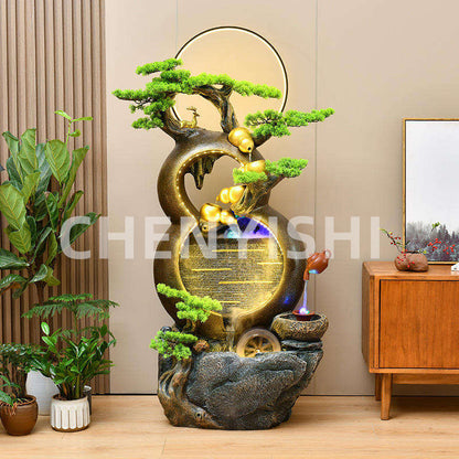 CHENYISHI Flowing Water Ornaments Creative Fountain Living Room Desktop Other Home Decoration