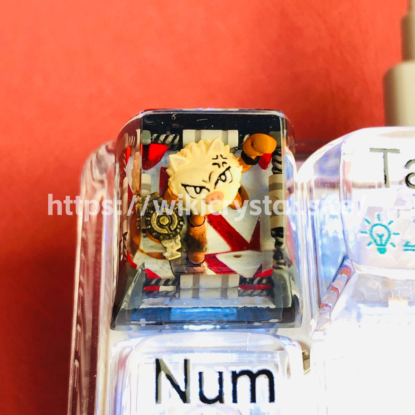 Primeape Custom 1U Keycaps Pokemon Keycap Cute FILCO Keycap Primeape Keycap Artisan Keycap Anime Cherry MX Keycaps