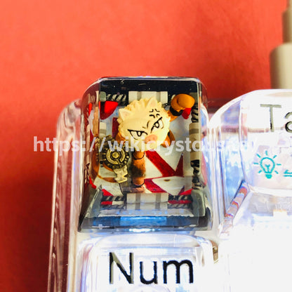 Primeape Custom 1U Keycaps Pokemon Keycap Cute FILCO Keycap Primeape Keycap Artisan Keycap Anime Cherry MX Keycaps