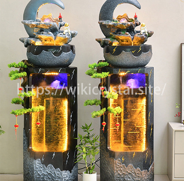 Zwn Garden Water Flowing Fountain