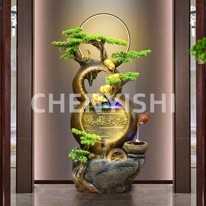 CHENYISHI Flowing Water Ornaments Creative Fountain Living Room Desktop Other Home Decoration