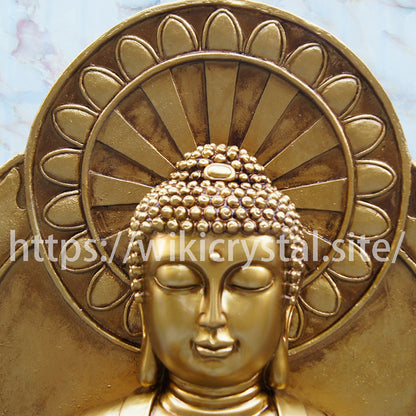 Creative Buddha statue fountain Buddha head flowing water ornaments entrance living room office restaurant humidifier home decoration