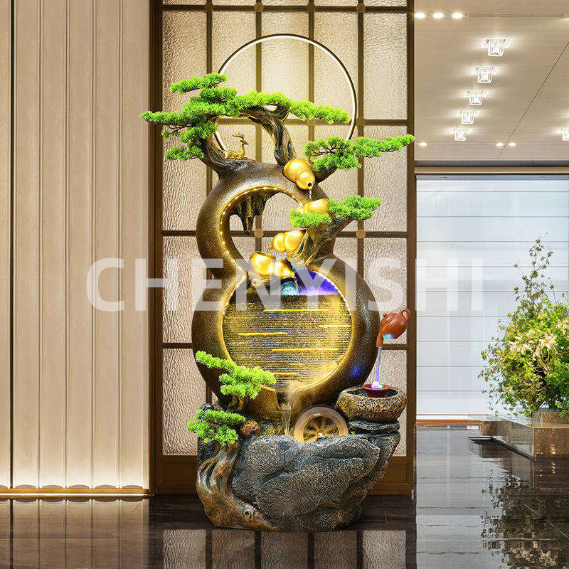 CHENYISHI Flowing Water Ornaments Creative Fountain Living Room Desktop Other Home Decoration
