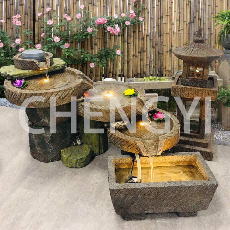 Stone grinding Pixiu to attract wealth floor-standing ornaments