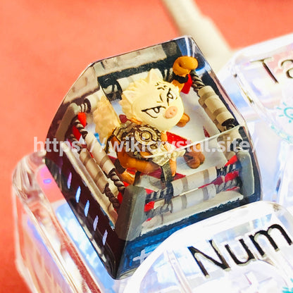 Primeape Custom 1U Keycaps Pokemon Keycap Cute FILCO Keycap Primeape Keycap Artisan Keycap Anime Cherry MX Keycaps