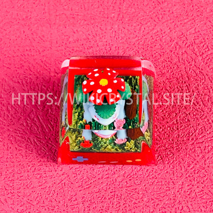 Pokémon Venusaur customized 1U keycap Pokémon keycap liquefied keycap craftsman keycap anime cherry MX keycap red keycap