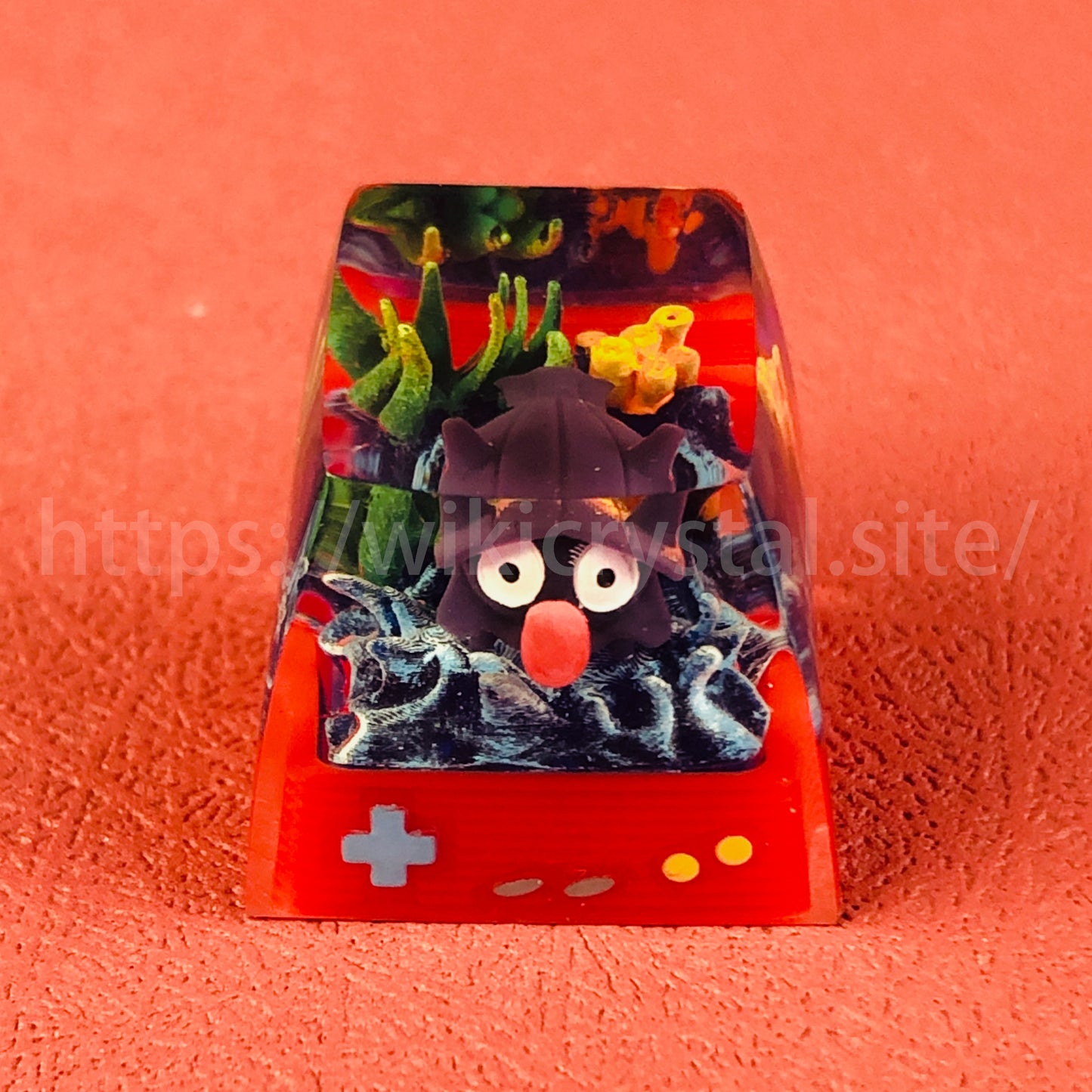 Shellder Custom 1U Pokemon Resin Keycap Liquidate Artisan Anime Cherry MX Keycaps