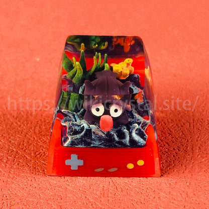 Shellder Custom 1U Pokemon Resin Keycap Liquidate Artisan Anime Cherry MX Keycaps