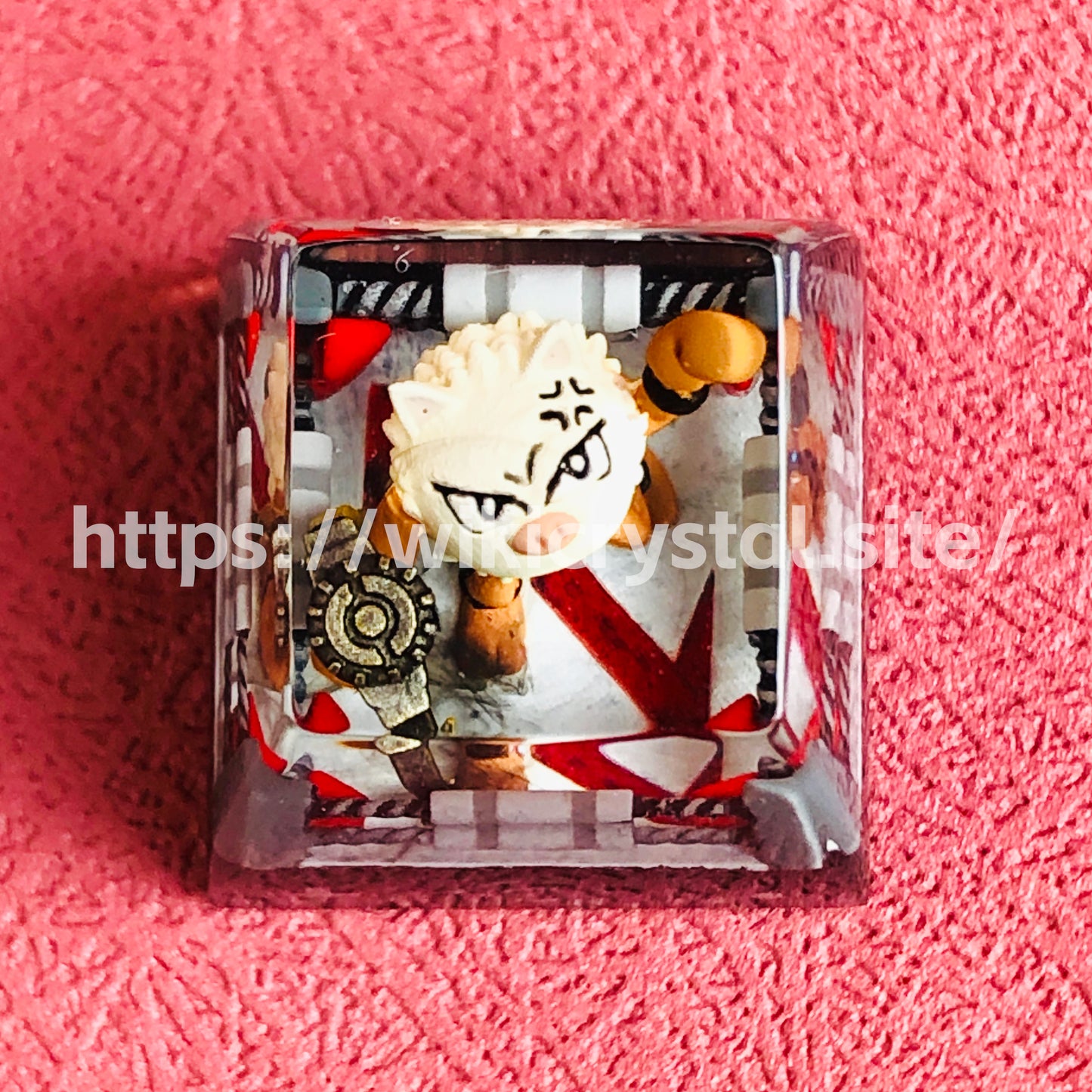 Primeape Custom 1U Keycaps Pokemon Keycap Cute FILCO Keycap Primeape Keycap Artisan Keycap Anime Cherry MX Keycaps