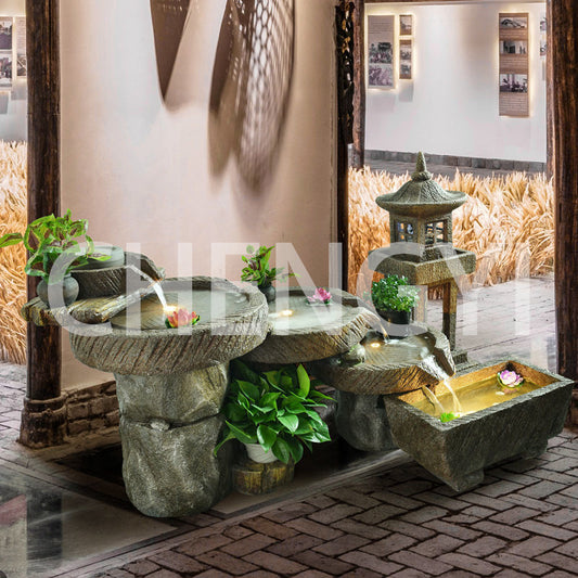 Stone grinding Pixiu to attract wealth floor-standing ornaments