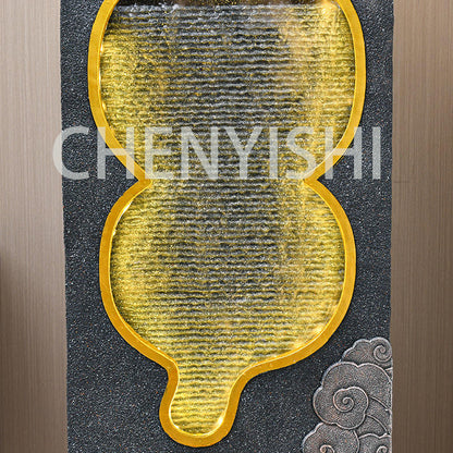 CHENYISHI New Chinese Style Lucky Rockery Fountain Living Room Entrance Water Landscape Decoration Circulating Ornaments