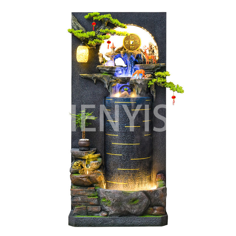 Running water ornaments entrance circulating water curtain
