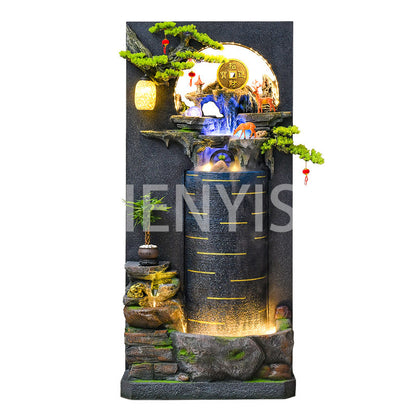 Running water ornaments entrance circulating water curtain