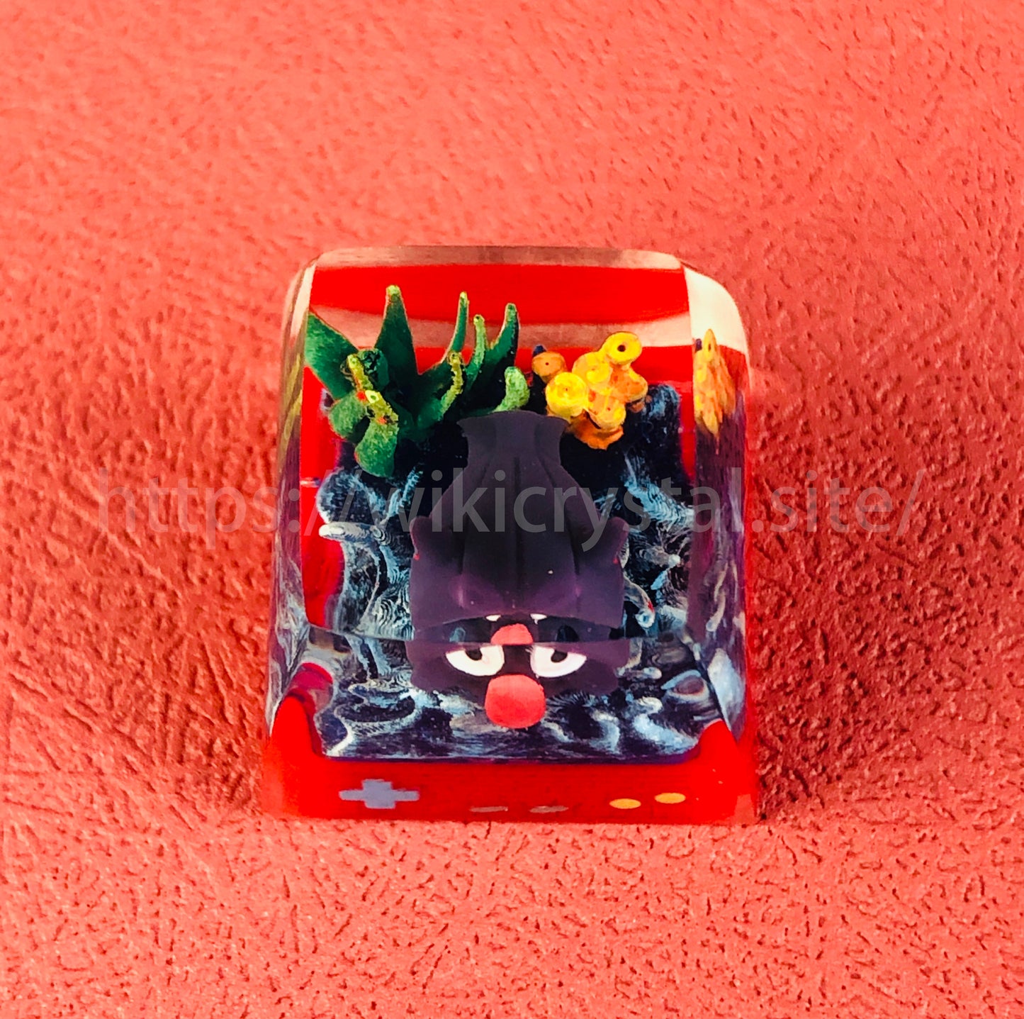 Shellder Custom 1U Pokemon Resin Keycap Liquidate Artisan Anime Cherry MX Keycaps