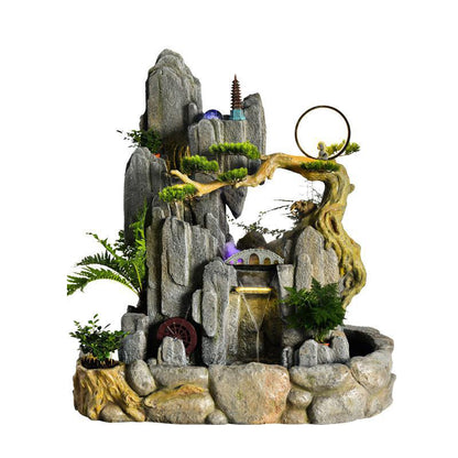 Large rockery flowing water fountain floor-standing ornaments