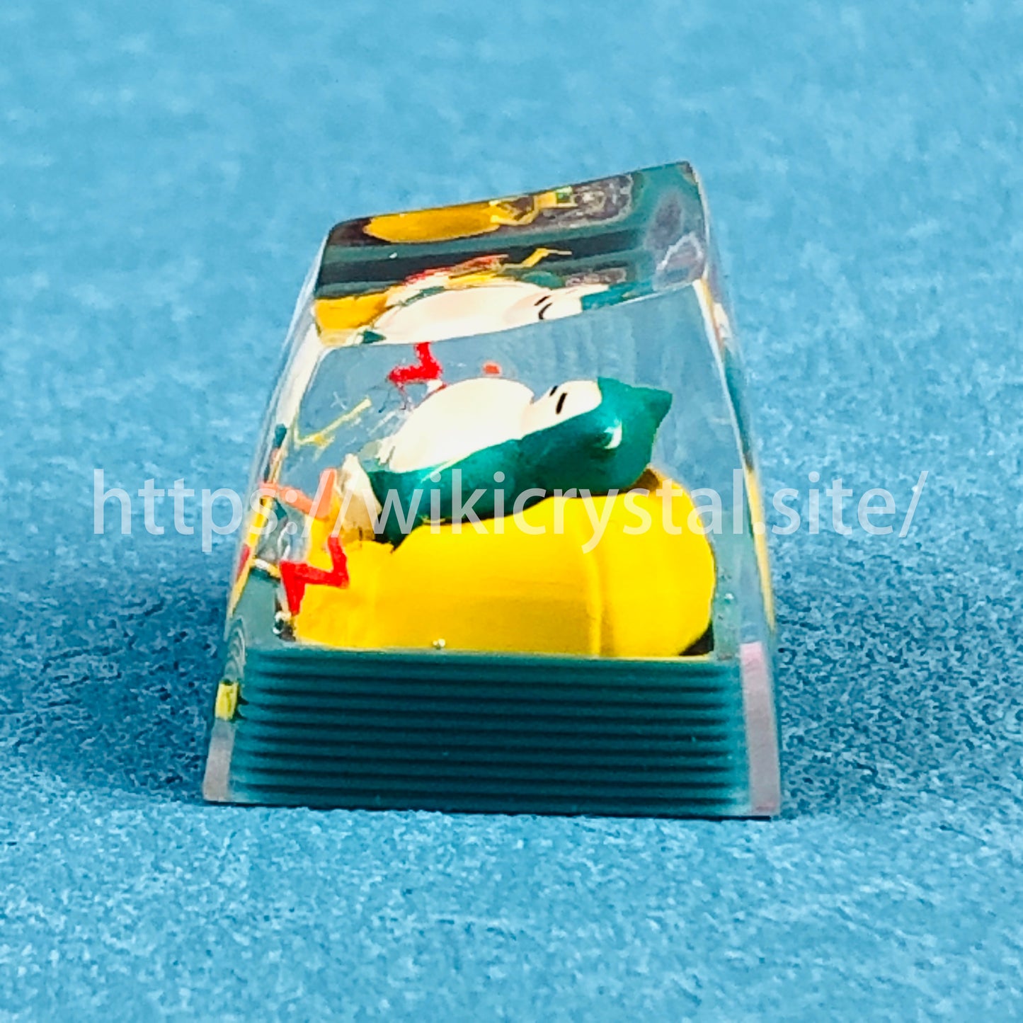 Snorlax Custom 1U Pokemon Keycap, Liquidate Artisan Anime Cherry MX Keycaps