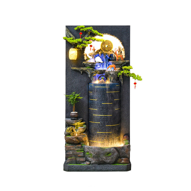 Running water ornaments entrance circulating water curtain