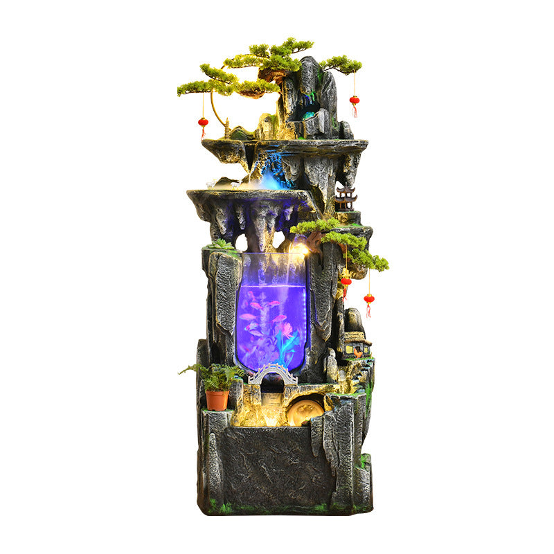 rockery flowing water feng shui wheel