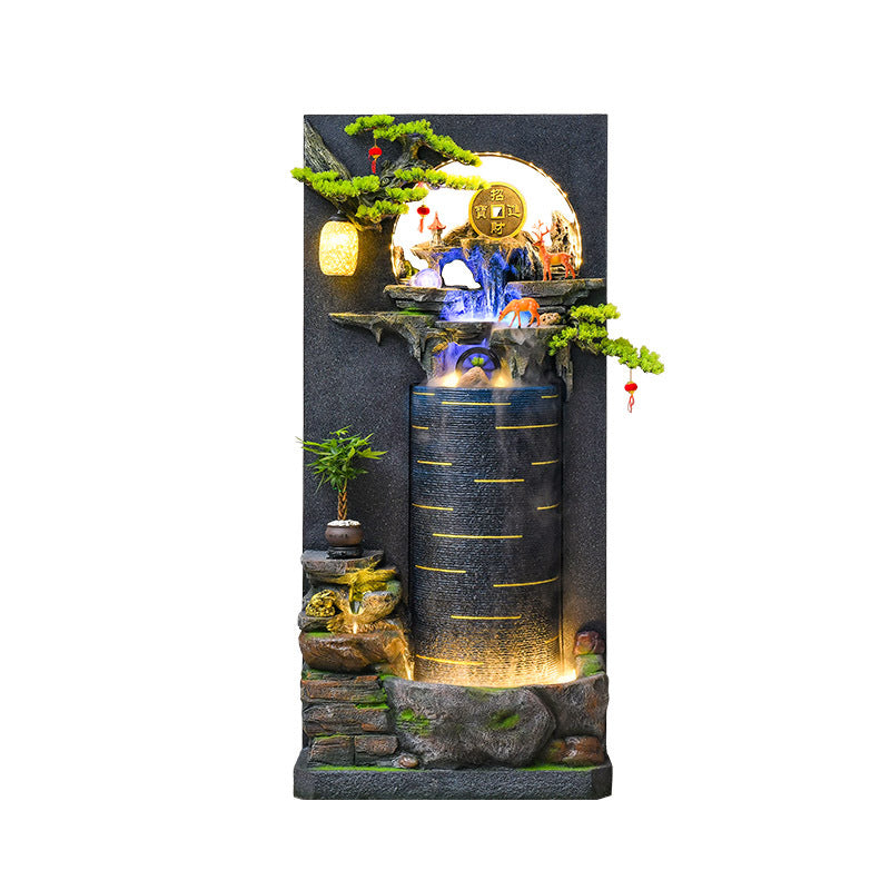 Running water ornaments entrance circulating water curtain