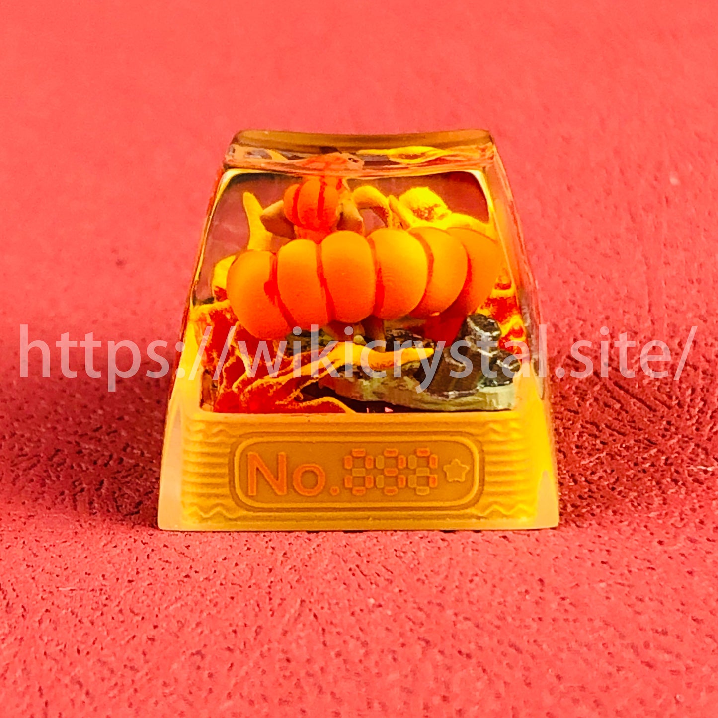 Vulpix Custom 1U Pokemon Keycap, Liquidate Artisan Anime Cherry MX Keycaps