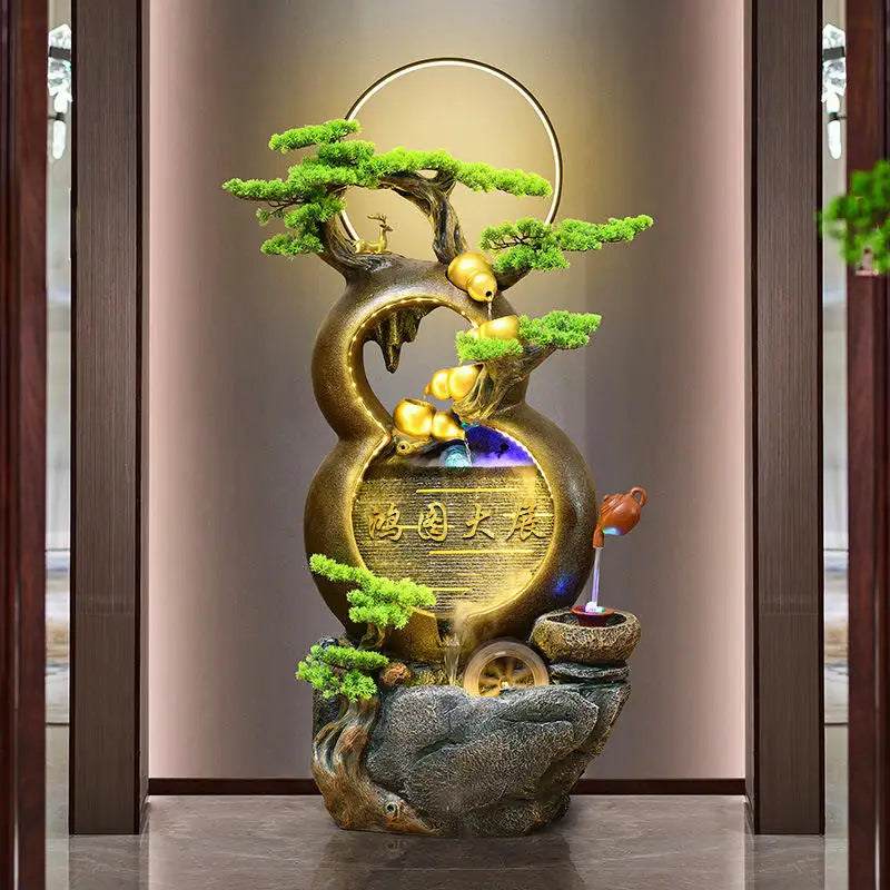 CHENYISHI Flowing Water Ornaments Creative Fountain Living Room Desktop Other Home Decoration