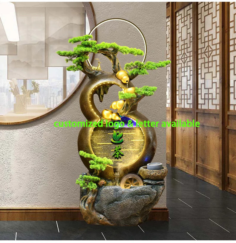 CHENYISHI Flowing Water Ornaments Creative Fountain Living Room Desktop Other Home Decoration