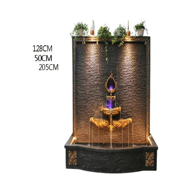 CHENYISHI Gran muro cortina de agua de estilo europeo Fuente de agua corriente Tienda de regalos de inauguración de la casa de Europa Cascadas al por mayor 