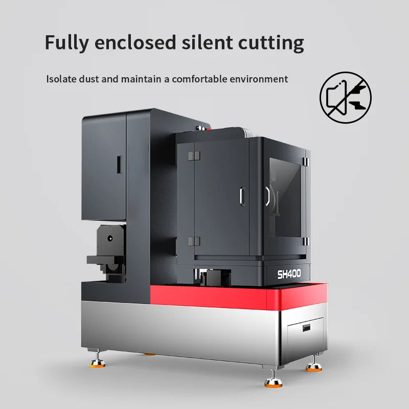 CHENYISHI CNC Jade Cutting Machine SH400 Emery Wire Cutting Machine Hetian Jade Crystal Gem Raw Diamond Wire Cutting Machine