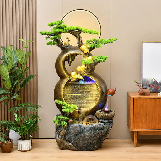 CHENYISHI Flowing Water Ornaments Creative Fountain Living Room Desktop Other Home Decoration