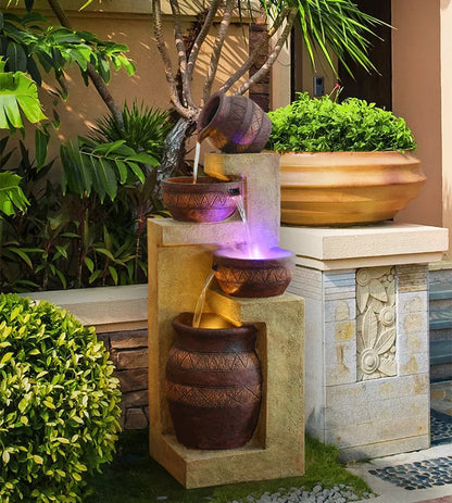 European Style Water Fountain Living Room Balcony Indoor Courtyard Garden Layout Nordic Decoration Landscape