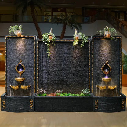 CHENYISHI Gran muro cortina de agua de estilo europeo Fuente de agua corriente Tienda de regalos de inauguración de la casa de Europa Cascadas al por mayor 
