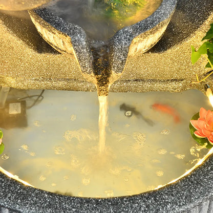 European Luxury Gray Home Decor For Garden Lawn Yard Indoor And Outdoor Water Fountain Housewarming Gift Waterfalls