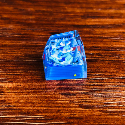 Pokemon Vaporeon 1U Keycaps, Custom Pokemon Keycap, Vaporeon Keycap, Cute FILCO Keycap, Artisan Keycap Anime, Cherry MX Keycaps