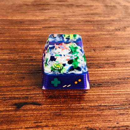 Sylveon Custom 1U Keycaps, Pokemon Keycap,Sylveon Keycap Cute FILCO Keycap, Artisan Keycap Anime, Cherry MX Keycaps