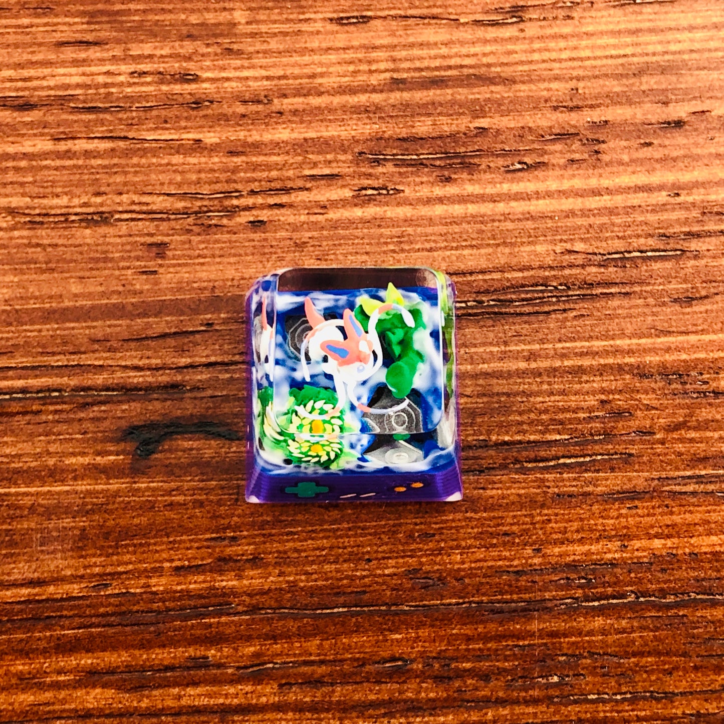 Sylveon Custom 1U Keycaps, Pokemon Keycap,Sylveon Keycap Cute FILCO Keycap, Artisan Keycap Anime, Cherry MX Keycaps