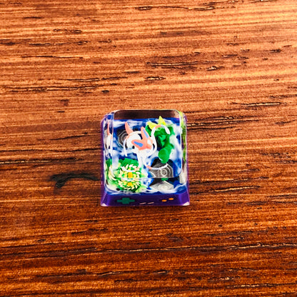Sylveon Custom 1U Keycaps, Pokemon Keycap,Sylveon Keycap Cute FILCO Keycap, Artisan Keycap Anime, Cherry MX Keycaps