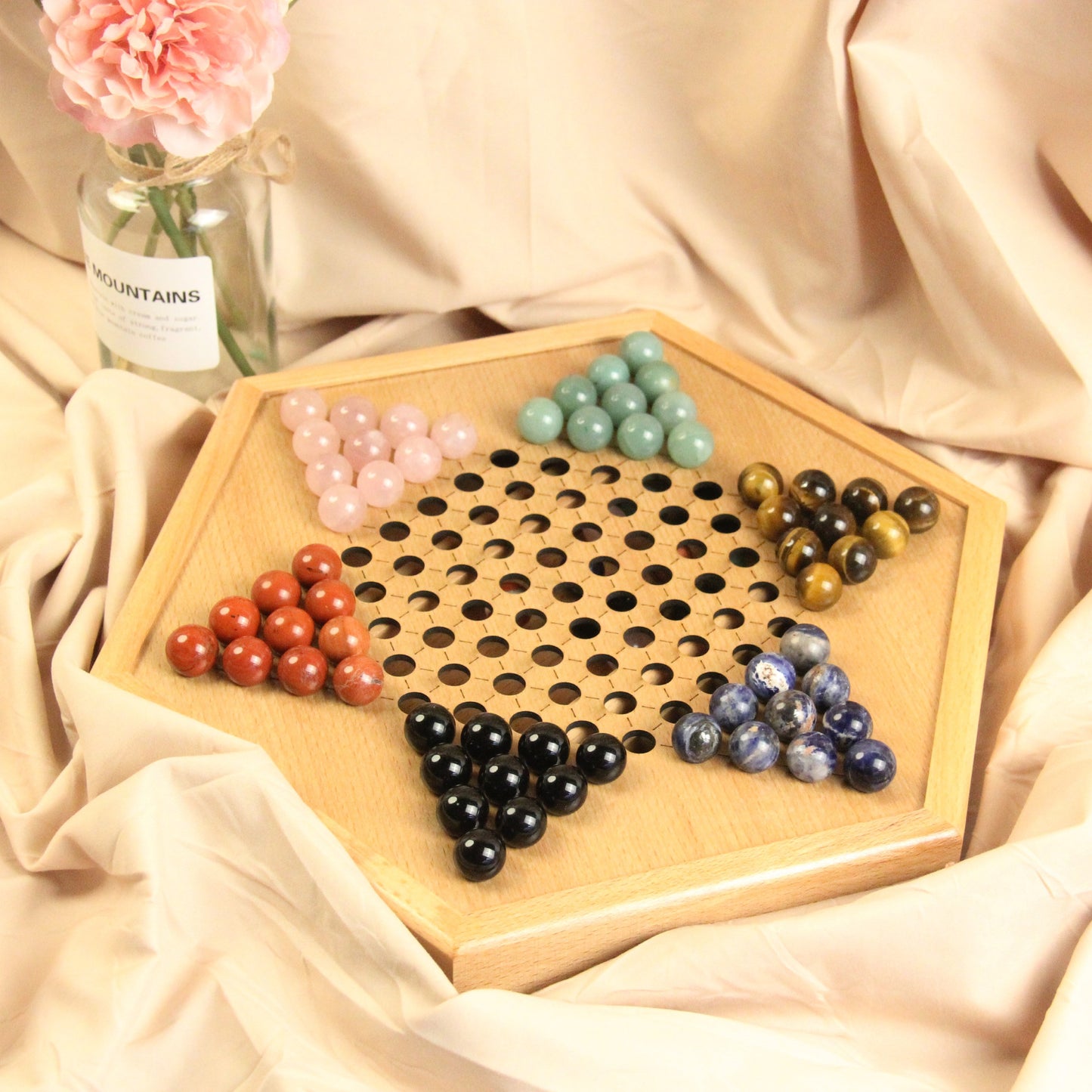 Crystal Chinese Checkers Special Table Game Boards Strategy Games for Kids Best Birthday Gifts