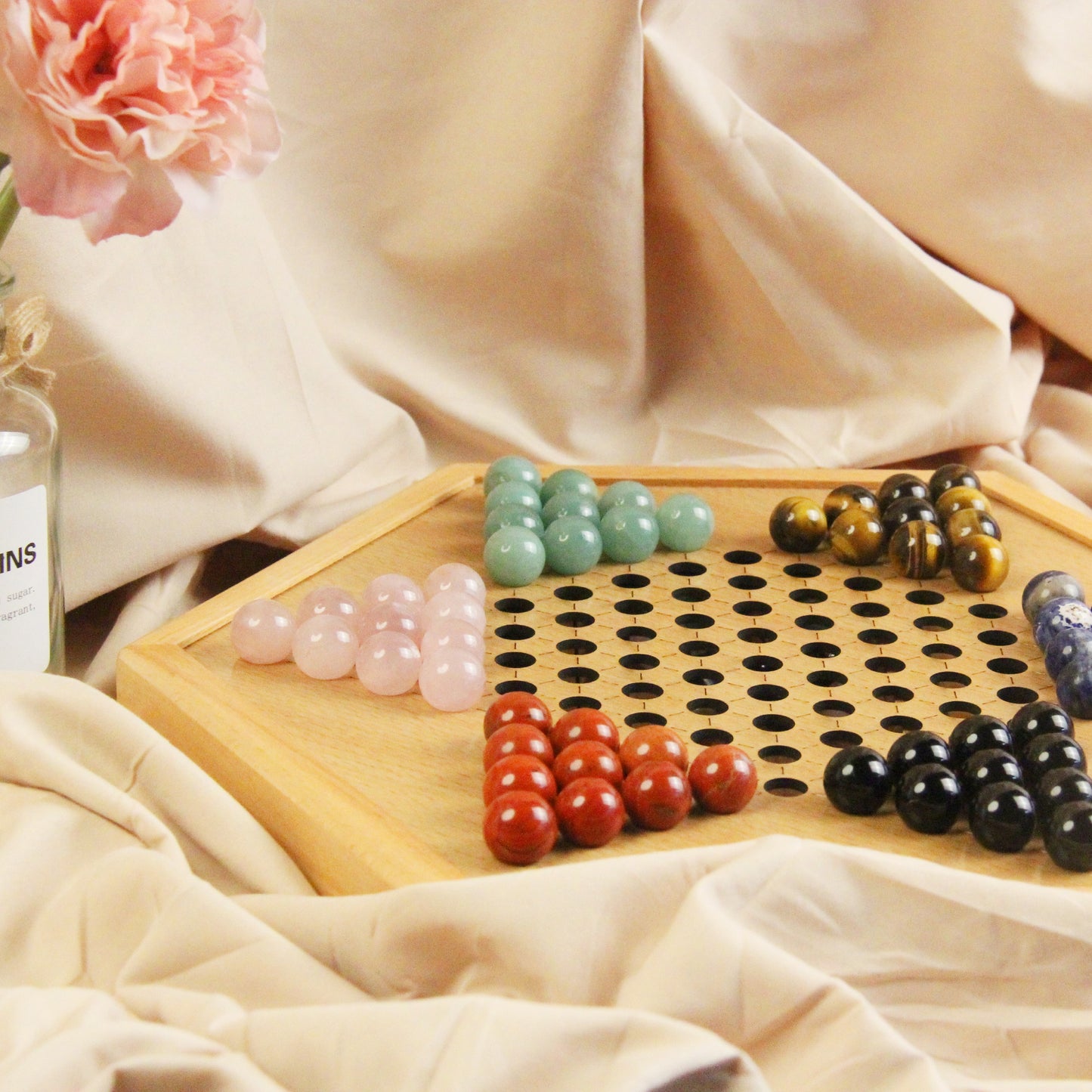 Crystal Chinese Checkers Special Table Game Boards Strategy Games for Kids Best Birthday Gifts