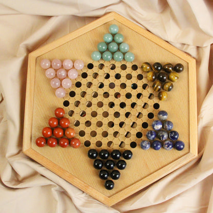 Crystal Chinese Checkers Special Table Game Boards Strategy Games for Kids Best Birthday Gifts