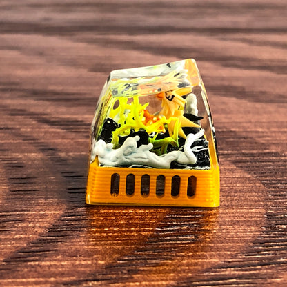 Zapdos Custom 1U Keycaps Pokemon Keycap Cute FILCO Keycap Zapdos Keycap Artisan Keycap Anime Cherry MX Keycaps