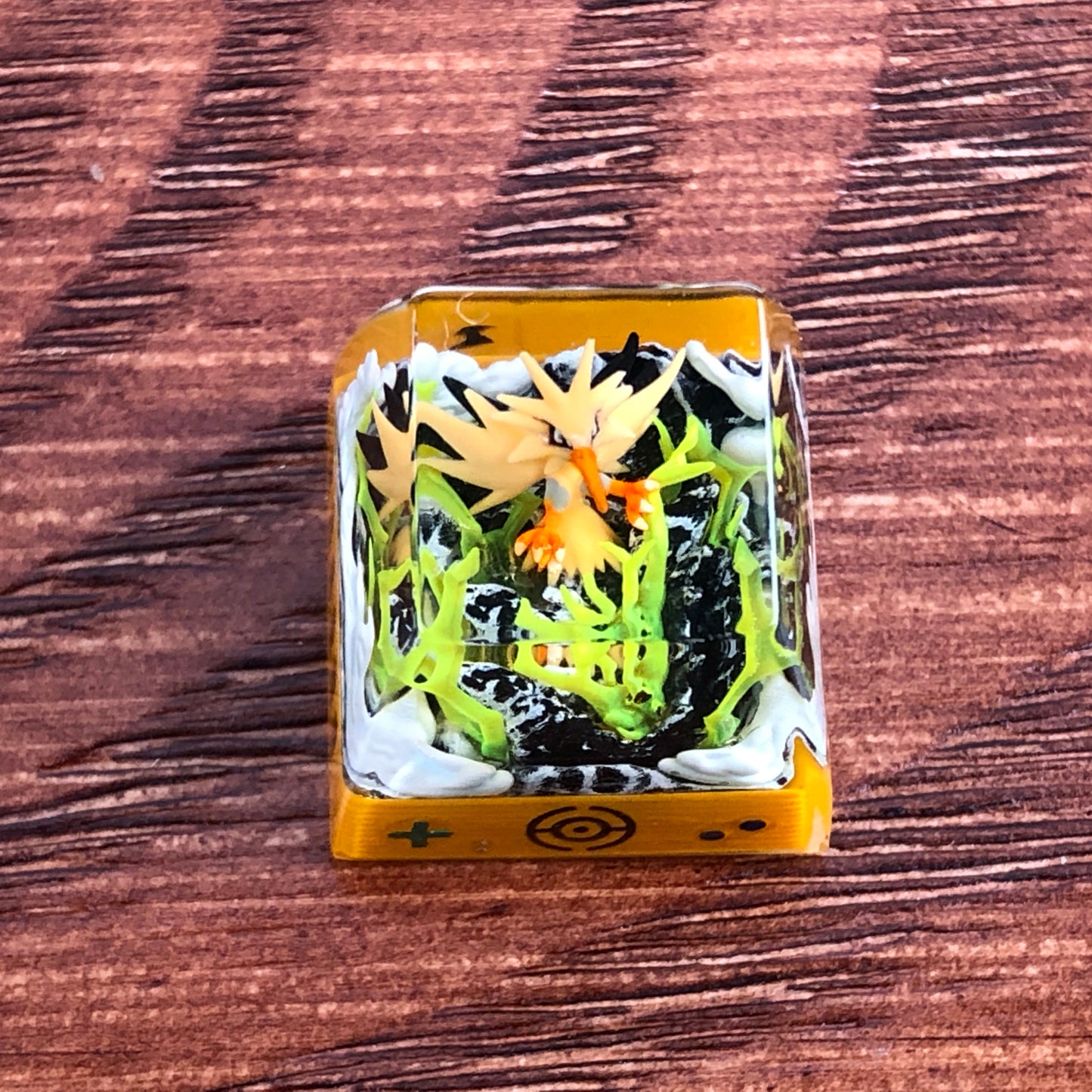 Zapdos Custom 1U Keycaps Pokemon Keycap Cute FILCO Keycap Zapdos Keycap Artisan Keycap Anime Cherry MX Keycaps