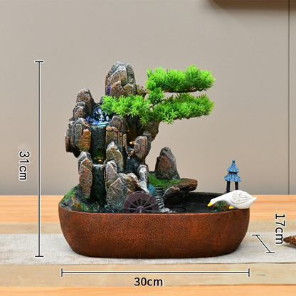 CHENYISHI Wholesale Flowing Water Fountain Rockery Waterscape Ornaments Circulating Water Office Wealth Decoration Housewarming Gift