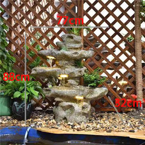 CHENYISHI Partition Large Rockery Water Landscape Garden Courtyard Office Floor-standing Ornaments New Chinese Style Waterfalls